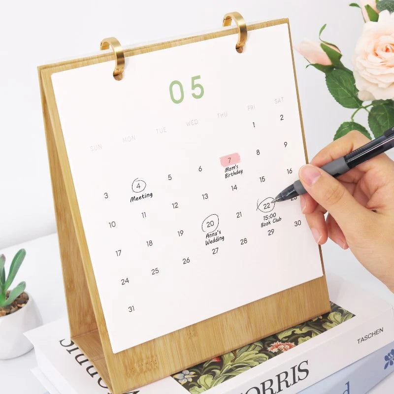 Kit de Peinture Numérotée - Calendrier de Bureau 2026 Peinture par Numéros | édition plantes