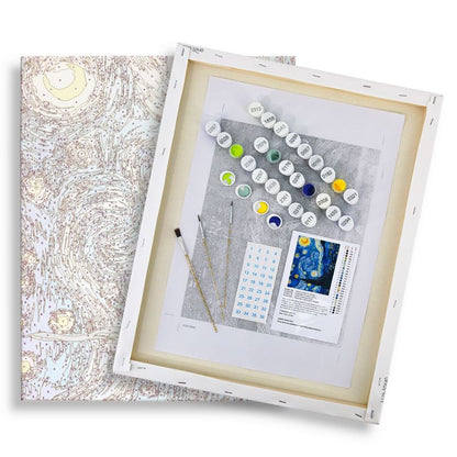 Kit de Peinture Numérotée - 6 mini peintures - coffret cocktails sip & paint