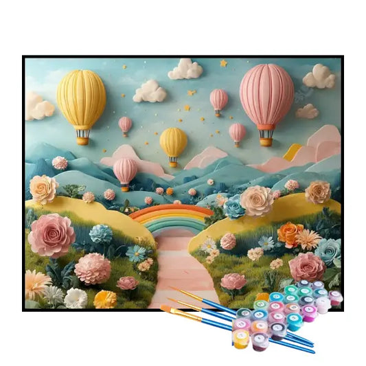 Kit de pintura por números - El camino a la alegría
