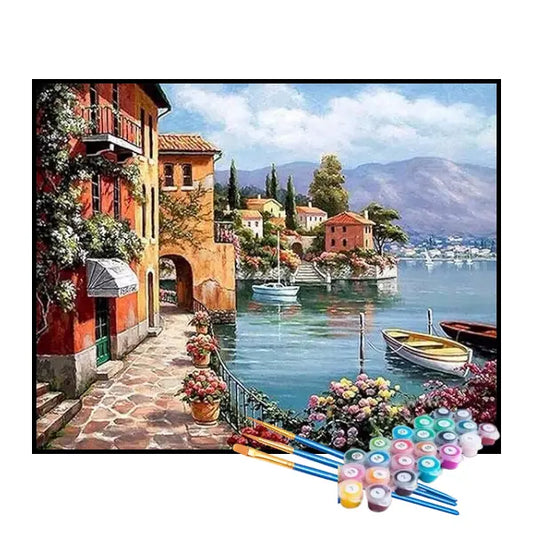 Kit de pintura por números - Retro City
