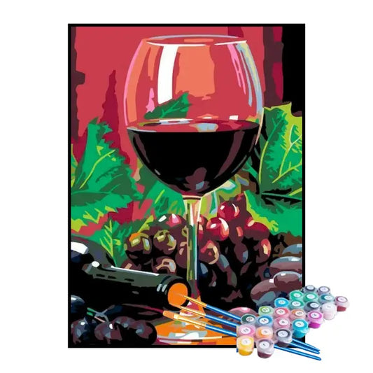 Kit de pintura por números - Vino
