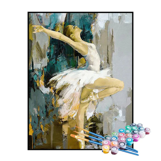 Kit de pintura por números - Bailarina