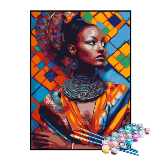 Kit de pintura por números - Belleza femenina