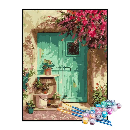 Kit de pintura por números - En la puerta